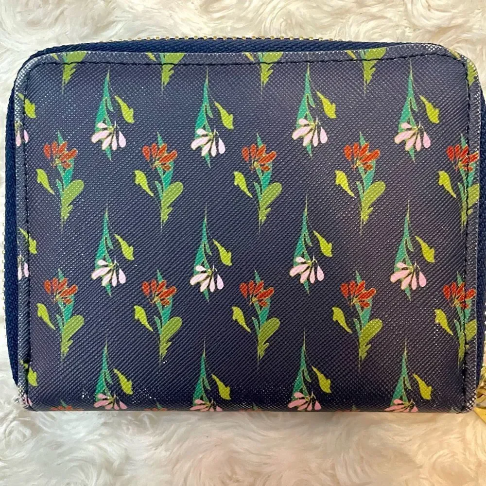 Nanette Lepore Zip Around Floral Wallet